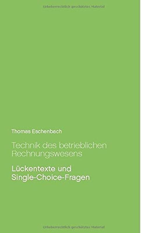 Technik des betrieblichen Rechnungswesens