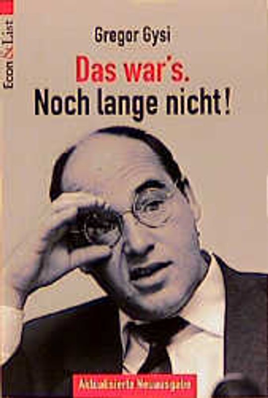 Das war's. Noch lange nicht