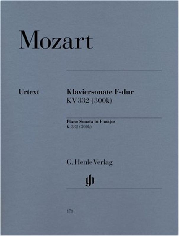 Klaviersonate F-dur KV 332 (300k) - Wolfgang Amadeus Mozart