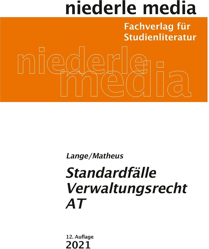 Standardfälle Verwaltungsrecht AT - 2022
