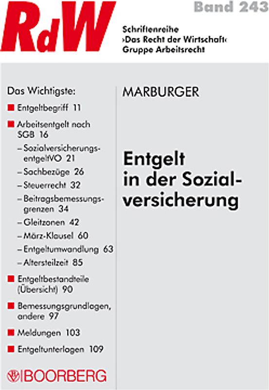Entgelt in der Sozialversicherung