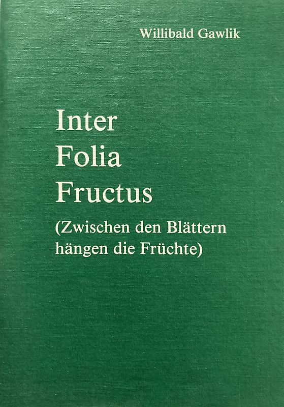 Inter Folia Fructus