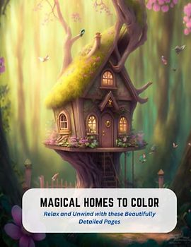 Magical Homes to Color: Relax and Unwind with these Beautifully Detailed Pages