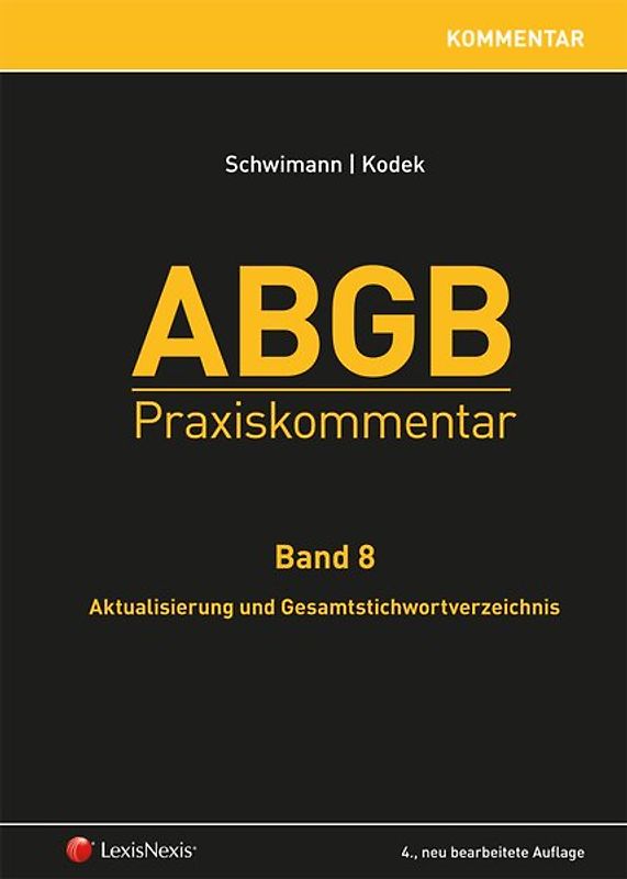 ABGB Praxiskommentar - Band 8
