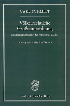 Völkerrechtliche Großraumordnung
