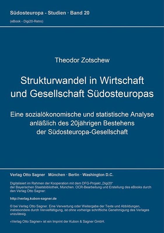 Strukturwandel in Wirtschaft und Gesellschaft Südosteuropas