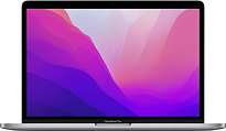 Image of Apple MacBook Pro met Touch Bar en Touch ID 13.3 (True Tone Retina Display) M2 8 GB RAM 256 GB SSD [Mid 2022, Engelse toetsenbordindeling, QWERTY] spacegrijs (Refurbished)