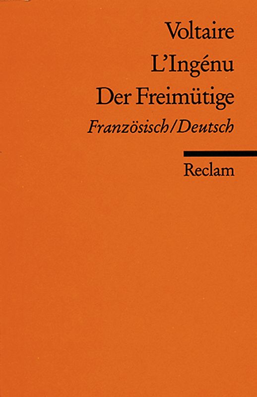 L'Ingénu /Der Freimütige