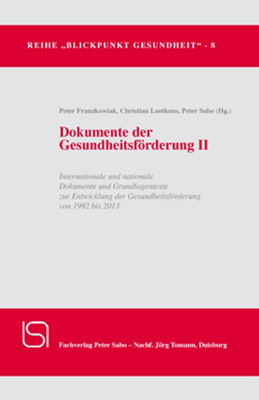 Dokumente der Gesundheitsförderung II