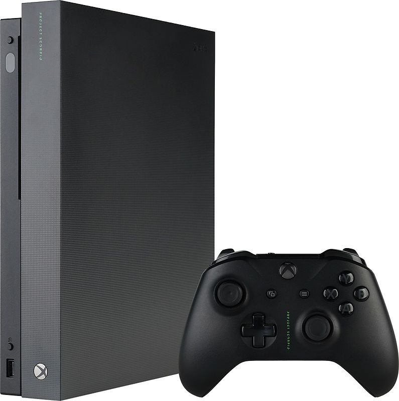 Microsoft Xbox One X 1 TB [Project Scorpio Edition incl. Special Project Scorpio draadloze controller] zwart