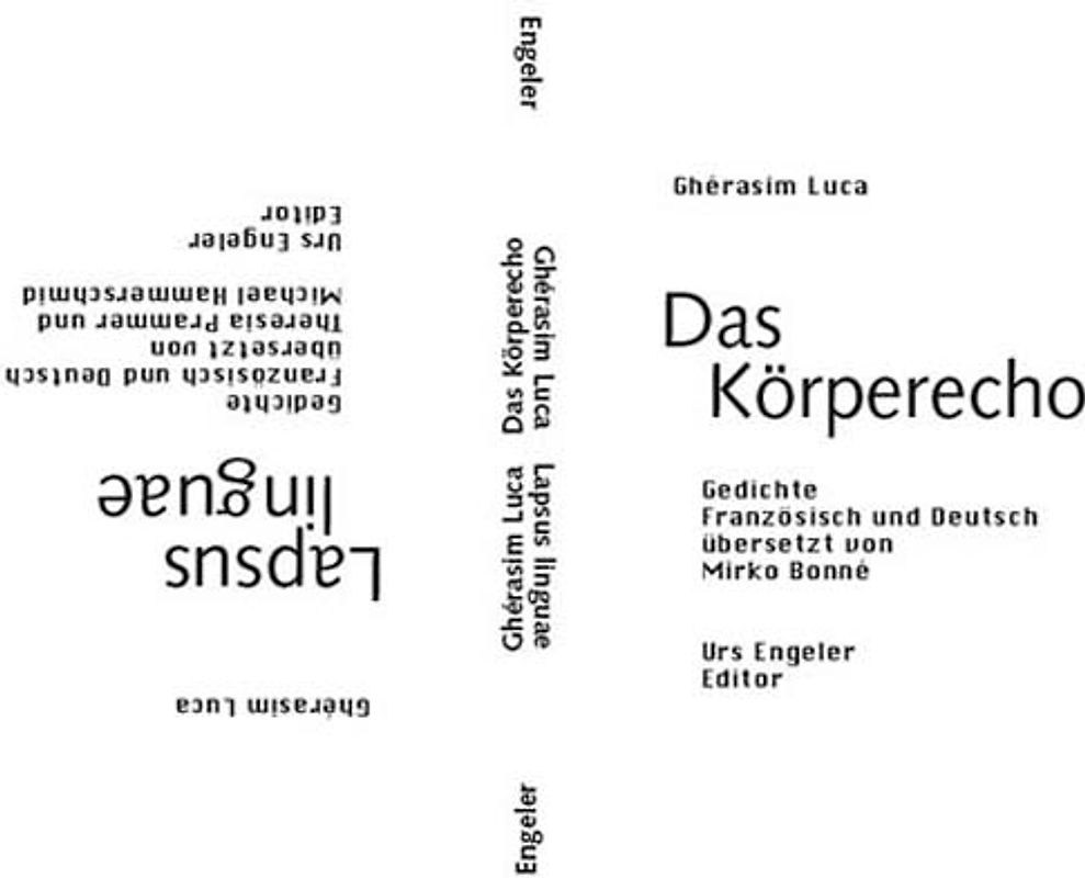 Das Körperecho /Lapsus linguae