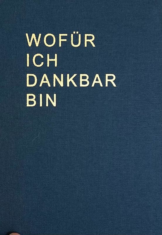 Dankbarkeitstagebuch Wofür Ich Dankbar Bin blau : A5 Tagebuch Leinen für Erfolg & Achtsamkeit Muttertag | Geschenk | Weihnachten