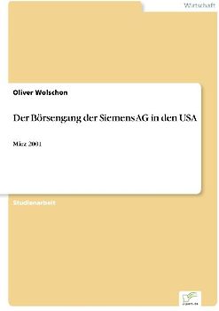 Der Börsengang der Siemens AG in den USA