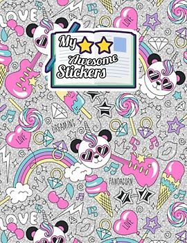 Sticker Album: Panda Theme - Blank Sticker Album, Sticker Collecting Album for Boys and Girls Who Love Panda.