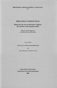 Bibliotheca Dissidentium XVIII