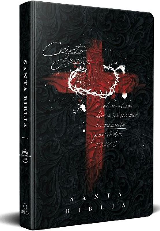 Biblia Rvr 1960 Letra Grande Tamaño Manual, Tapa Dura Cruz Con Corona / Spanish Bible Rvr 1960 Handy Size Large Print Hardcover Cross and Crown