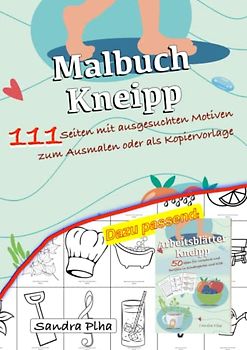KitaFix-Kreativ: Malbuch Kneipp: 111 Seiten mit ausgesuchten Motiven zum Ausmalen oder als Kopiervorlage