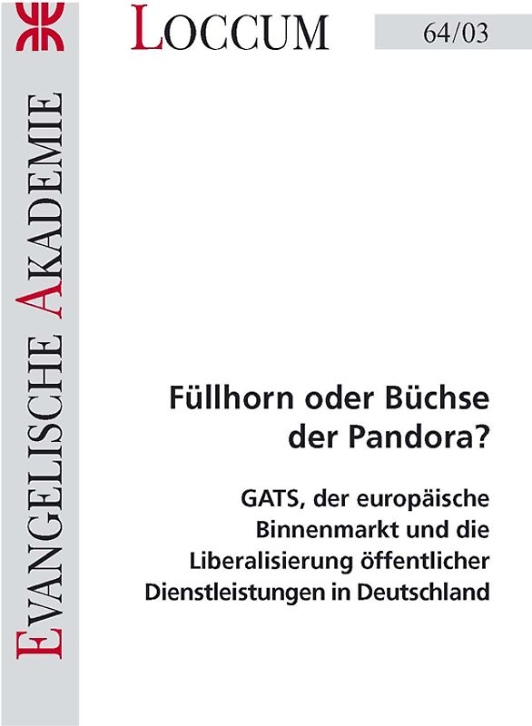 Füllhorn oder Büchse der Pandora?