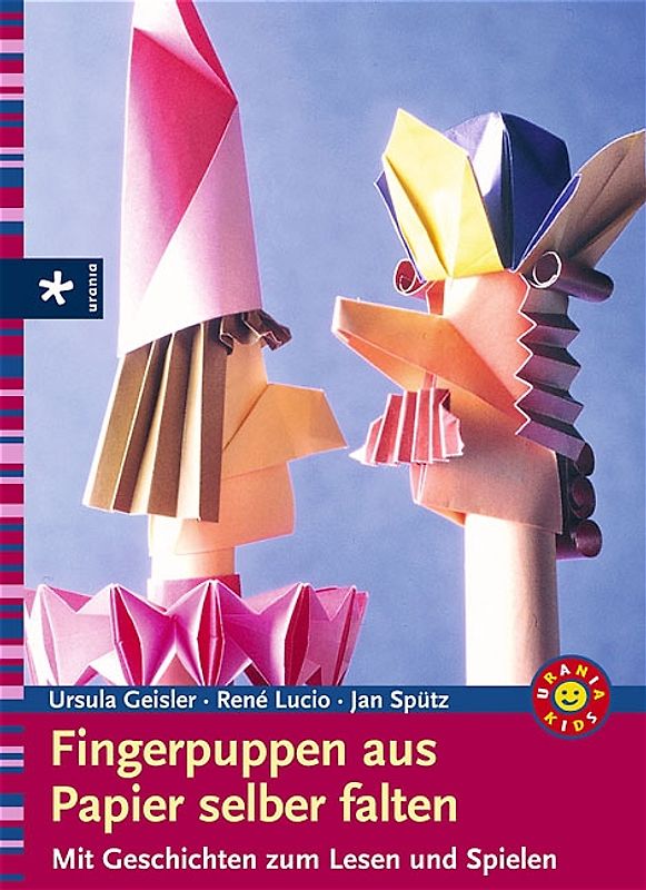 Fingerpuppen aus Papier selber falten
