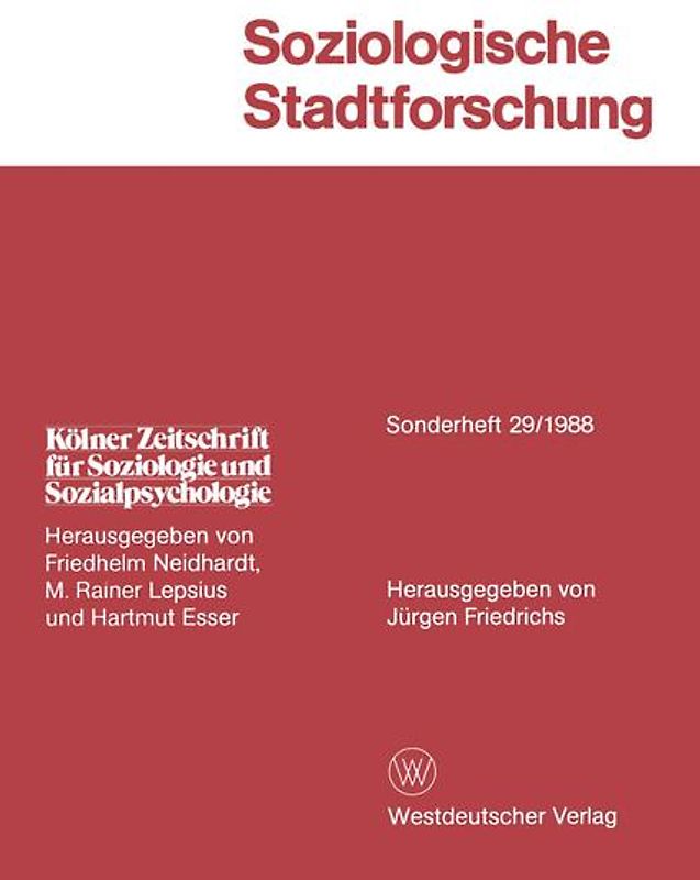 Soziologische Stadtforschung