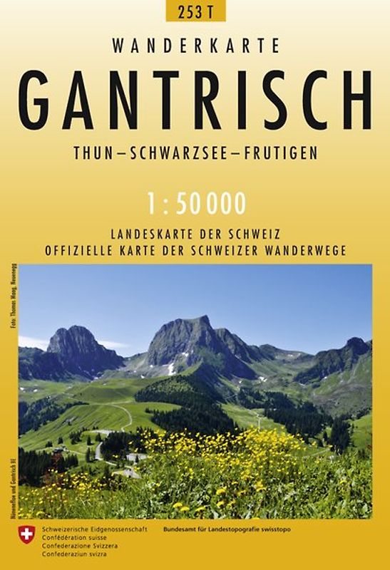 253T Gantrisch Wanderkarte