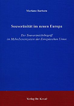 Souveränität im neuen Europa