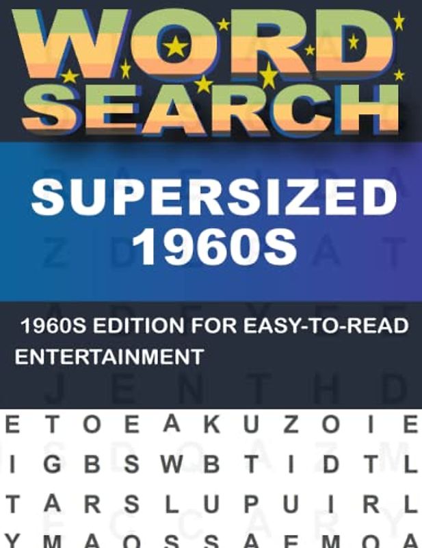 The Great Supersized 1960s Word Search For Adults: A Must-Have for Puzzle Lovers