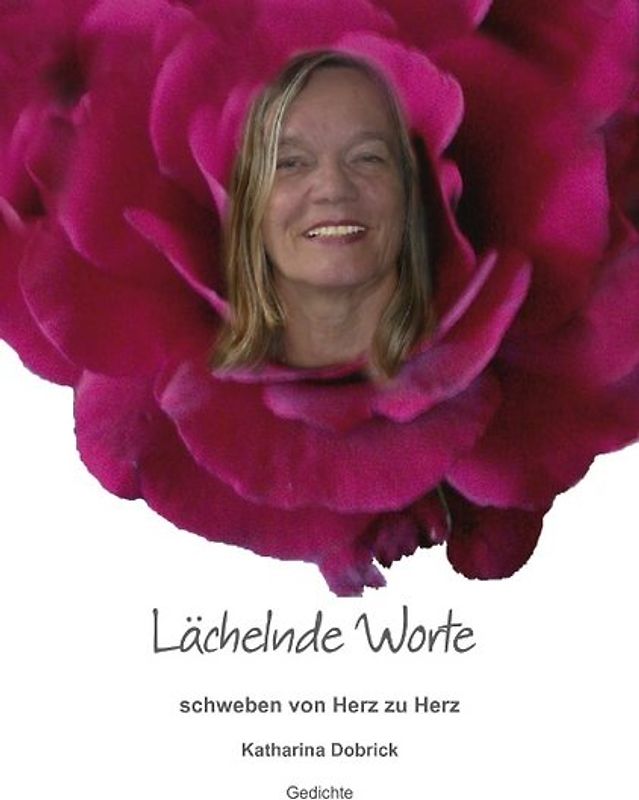 Lächelnde Worte schweben von Herz zu Herz