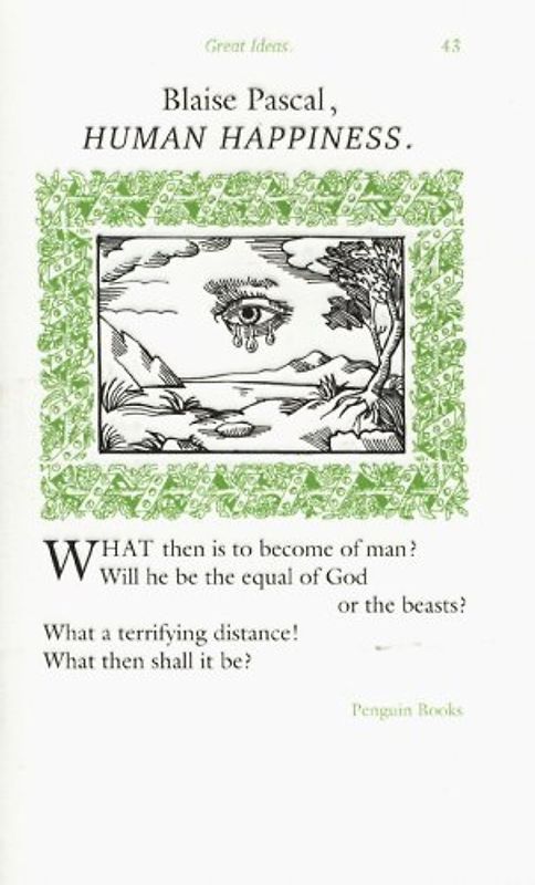 Human Happiness (Penguin Great Ideas) - Pascal, Blaise