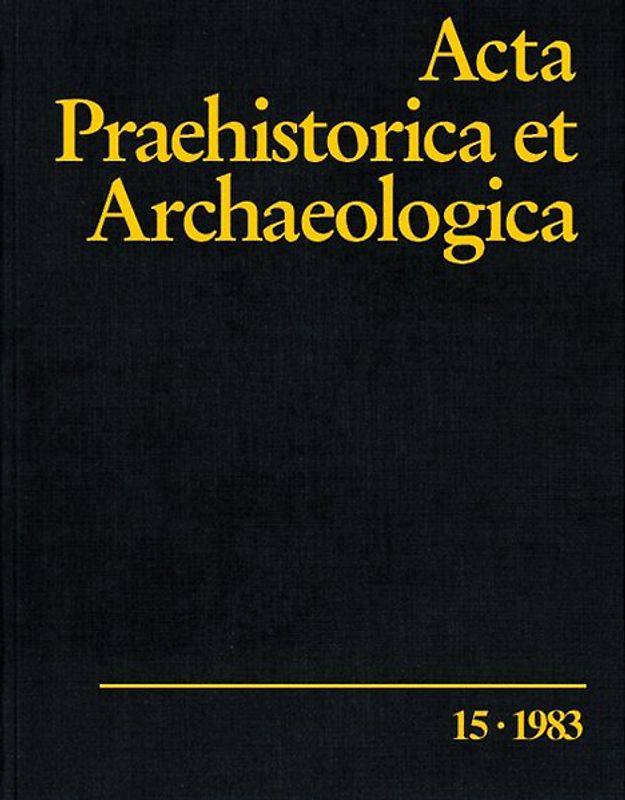 Acta Praehistorica et Archaeologica