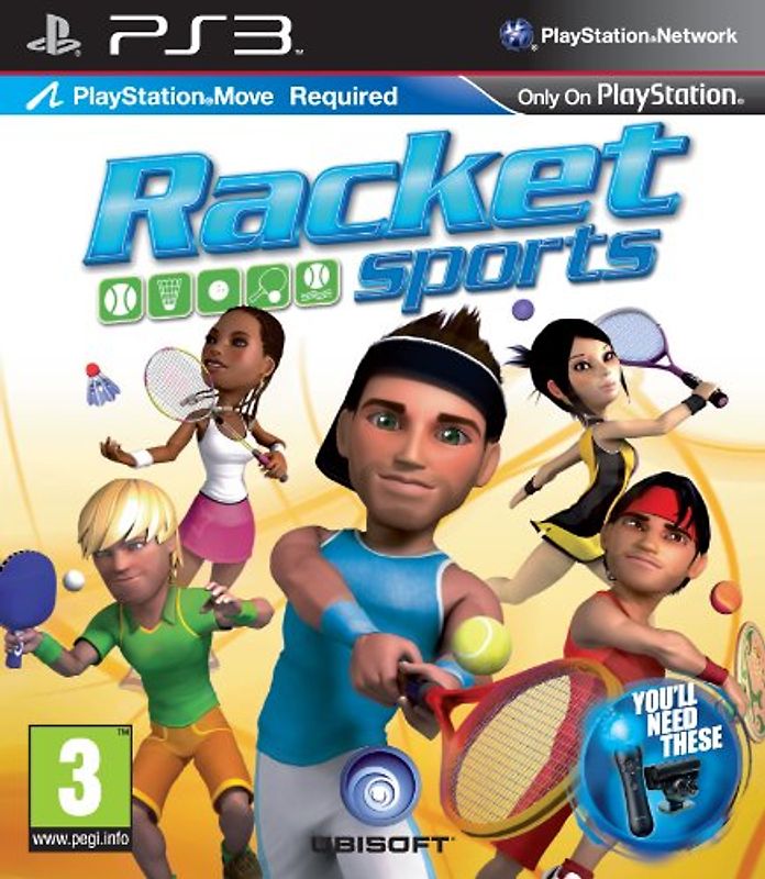 Racket Sports [Move erforderlich, Internationale Version] PlayStation 3