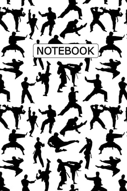 Taekwondo Notebook: Taekwondo Lovers Blank Lined Journal Notebook for Men Women Girls and Kids Gifts
