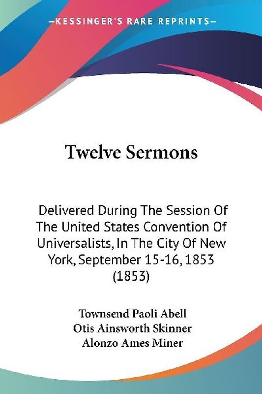 Twelve Sermons