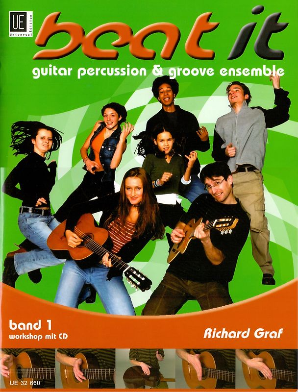 Beat It: Band 1 - Guitar Percussion & Groove Ensemble - Richard Graf [Broschiert, inkl. CD]