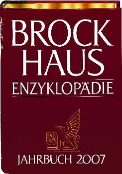 Brockhaus Enzyklopädie Jahrbuch 2007 (Halbleder-Einband)