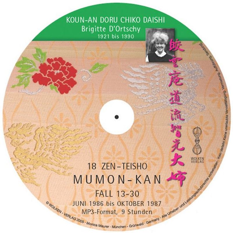 MUMON-KAN - 18 Zen-Teisho über die Koan Fall 13-30 - 1 MP3-CD