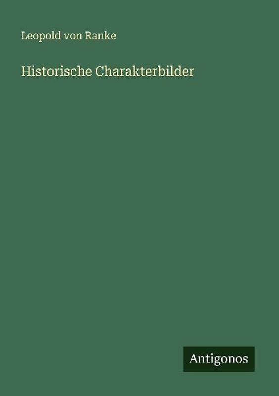 Historische Charakterbilder