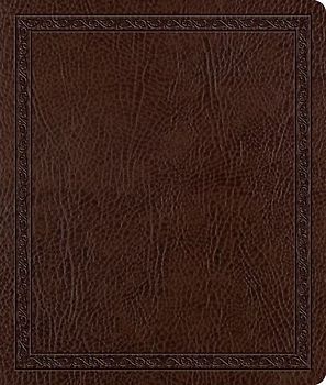 ESV Journaling Bible (Bonded Leather, Mocha, Threshold Design)