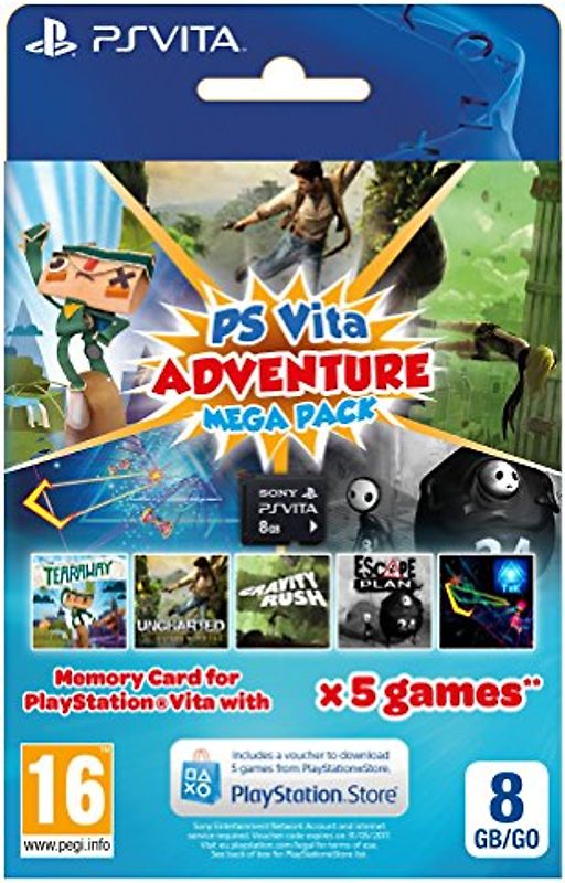 Adventure Mega Pack Plus 8GB Memory Card (Playstation Vita) PlayStation Vita