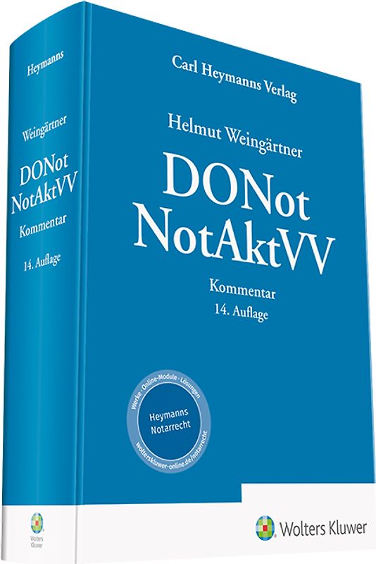 Dienstordnung für Notarinnen und Notare und Notaraktenverwahrungsverordnung