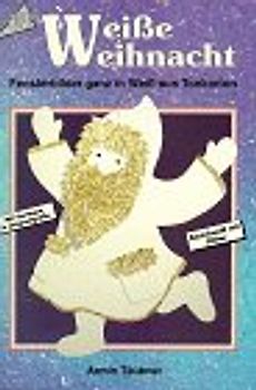 Weisse Weihnacht. Fensterbilder aus weissem Tonkarton