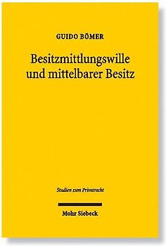 Besitzmittlungswille und mittelbarer Besitz