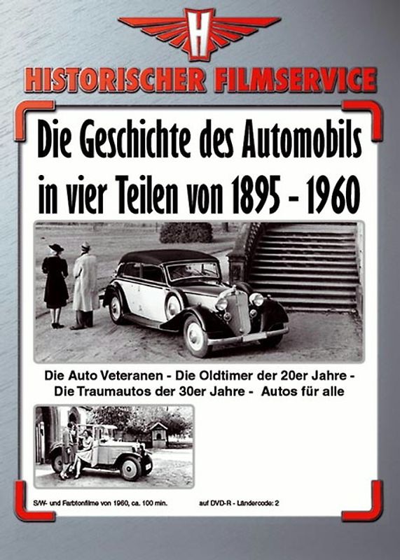 Die Geschichte des Automobils Teil 1 bis 4 DVD