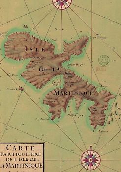 Carnet Blanc, Carte de la Martinique, 1753