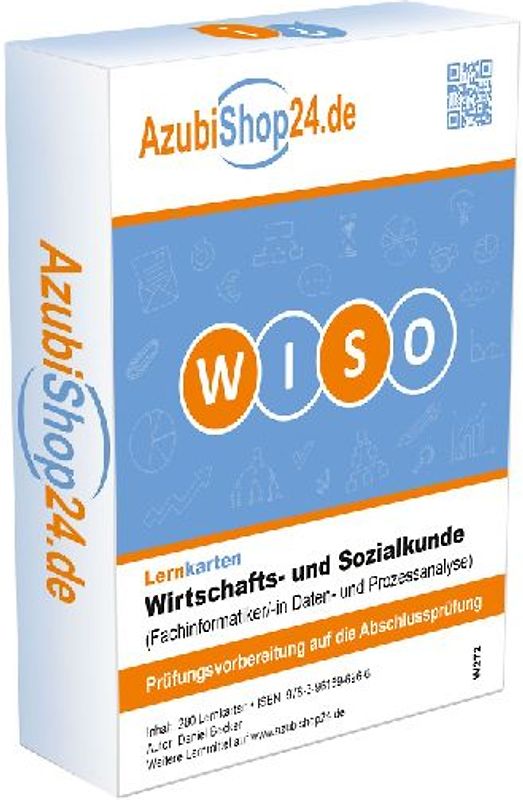 Lernkarten Wirtschafts- und Sozialkunde Fachinformatiker Daten- und Prozessanalyse Prüfungsvorbereitung Wiso Prüfung