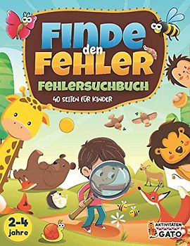 Finde den Fehler Kinder Fehlersuchbuch: Suchen und Finden buch, Fehlersuchbuch ab 2 3 4 jahre mädchen junge, Finde den Fehler Ab 2 3 4 jahre, Sachen ... Suchen buch Kinder ab 4, Fehler Finden ab 2-4