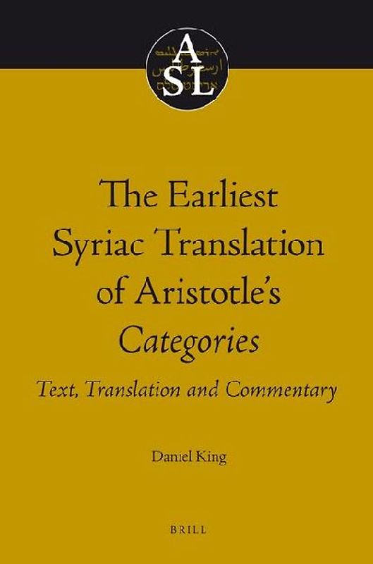 The Earliest Syriac Translation of Aristotle's Categories
