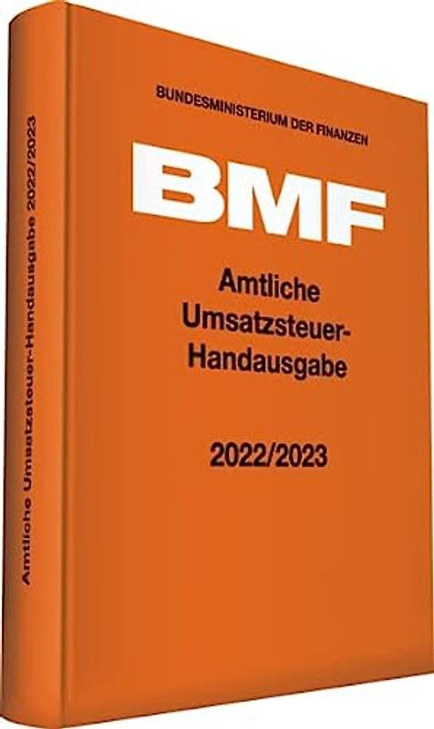Amtliche Umsatzsteuer-Handausgabe 2022/2023