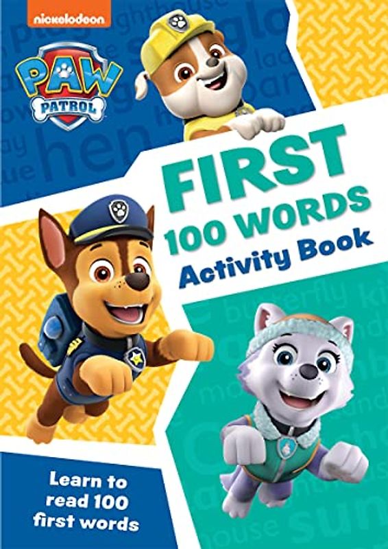 PAW Patrol First 100 Words Activity Book: Get ready for school with Paw Patrol