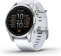 Image of Garmin Epix Pro (Gen 2) 42 mm Zilver met whitestone band [wifi, Standard] (Refurbished)